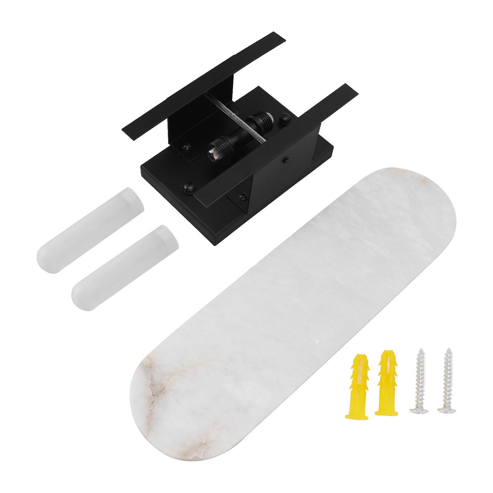 Moderne innovative Wandleuchte Mattierter Marmor LED-Wandleuchte mit G4-Fassung für Wohnzimmer Flur von Joom DACH
