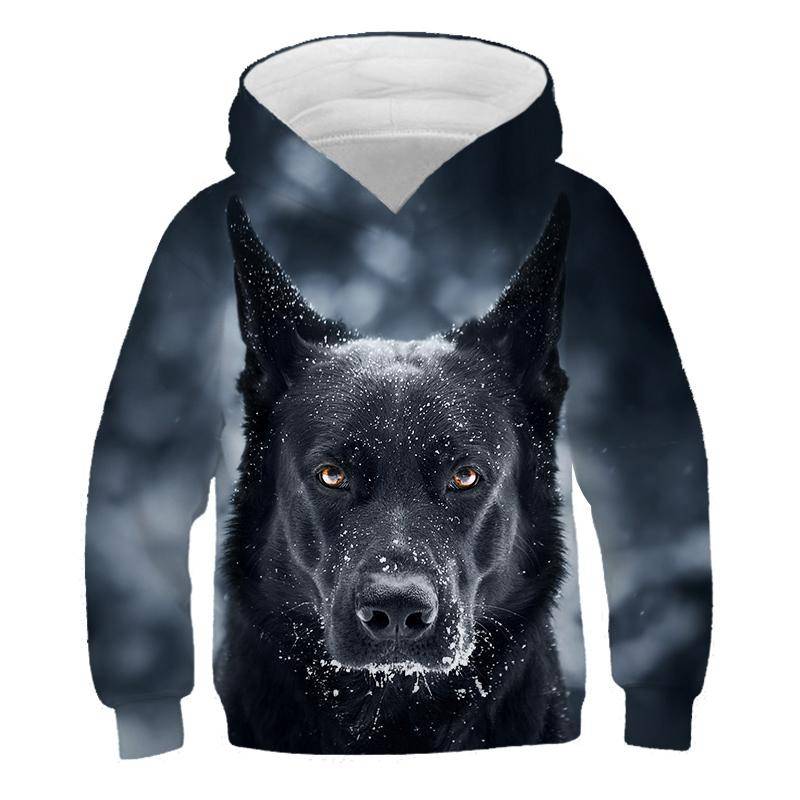 Modische 3D-Druck-Sweatshirts für Kinder mit niedlichen Hunden und Jungen- und Mädchen-Sportbekleidung, Kapuzenpullover, Streetwear, 4, 5, 6, 7, 8, 9–14 Jahre 120 von Joom DACH