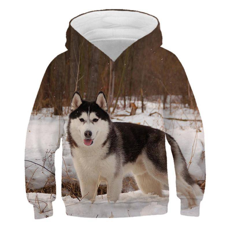 Modische 3D-Druck-Sweatshirts für Kinder mit niedlichen Hunden und Jungen- und Mädchen-Sportbekleidung, Kapuzenpullover, Streetwear, 4, 5, 6, 7, 8, 9–14 Jahre 150 von Joom DACH