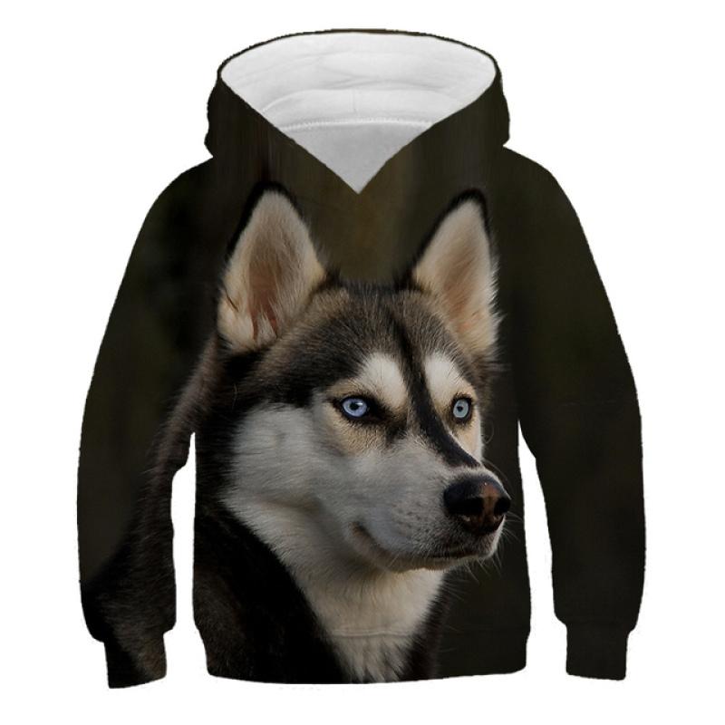 Modische 3D-Druck-Sweatshirts für Kinder mit niedlichen Hunden und Jungen- und Mädchen-Sportbekleidung, Kapuzenpullover, Streetwear, 4, 5, 6, 7, 8, 9–14 Jahre 150 von Joom DACH