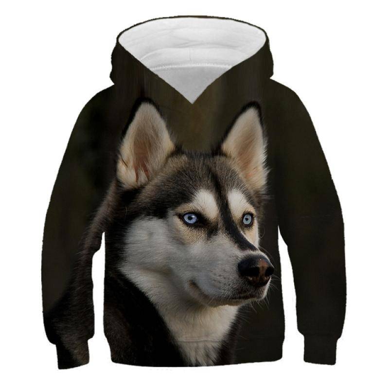 Modische 3D-Druck-Sweatshirts für Kinder mit niedlichen Hunden und Jungen- und Mädchen-Sportbekleidung, Kapuzenpullover, Streetwear, 4, 5, 6, 7, 8, 9–14 Jahre 150 von Joom DACH