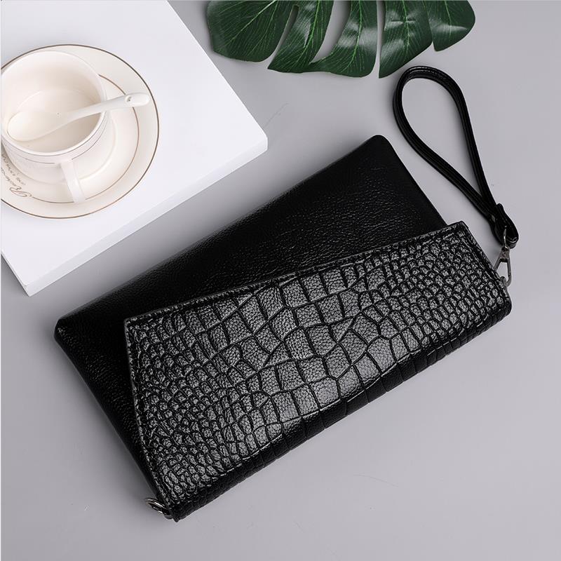 Modische Clutch mit Steinmuster für Damen für Partys, luxuriöse Umschlagtaschen mit großer Kapazität, trendige Geldbörsen und Handtaschen (20cm<Max Length<30cm) von Joom DACH