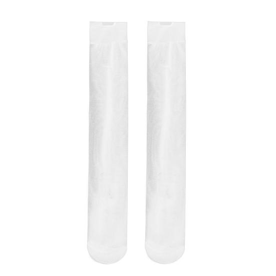 Modische Damen-Kniestrümpfe, einfarbig, ultradünn weiß von Joom DACH