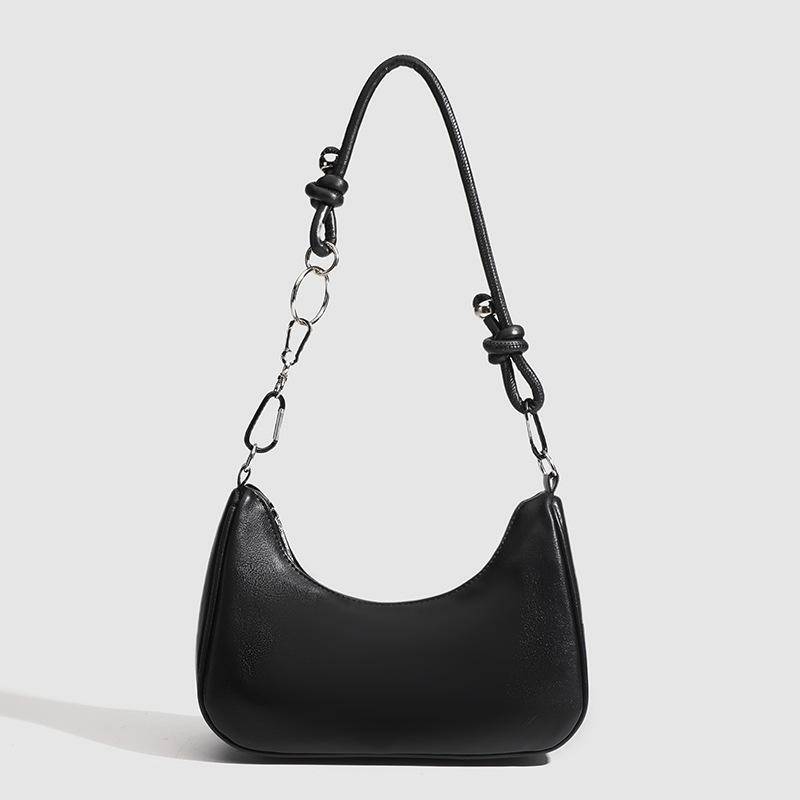 Modische Handtasche, Nischen-Unterarmtasche für Damen, Pendlertasche für Frühling und Sommer, vielseitige strukturierte Ein-Schulter-Knödeltasche von Joom DACH