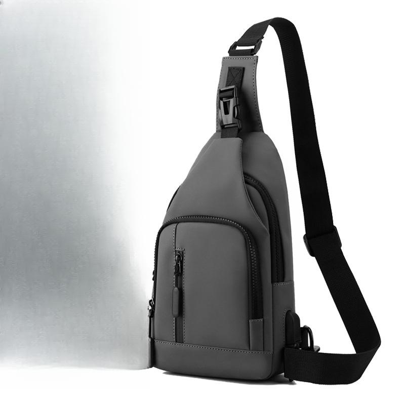 Modische Herren Brusttasche Lässige Schultertasche im koreanischen Stil Reise Ein-Schulter Damen Umhängetasche Wasserdichte Brusttasche von Joom DACH