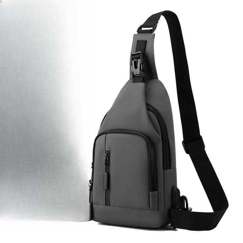 Modische Herren Brusttasche Lässige Schultertasche im koreanischen Stil Reise Ein-Schulter Damen Umhängetasche Wasserdichte Brusttasche von Joom DACH