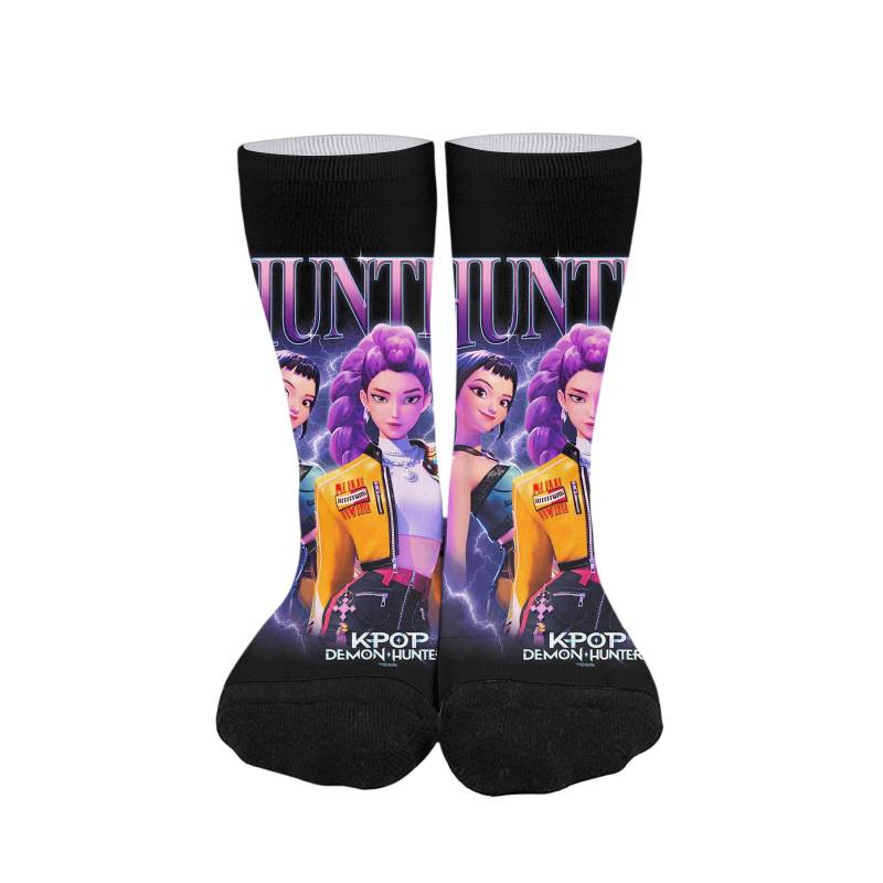 Modische Kinder-Neuheitensocken - Wadenlang One Size weinrot von Joom DACH