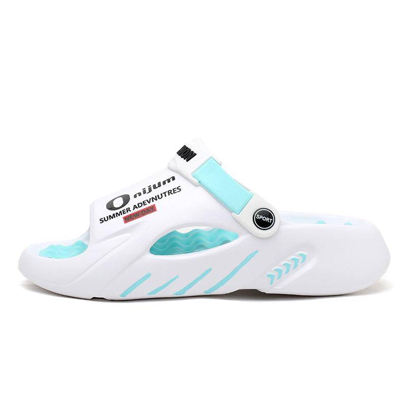 Modische Massage-Hausschuhe für Herren, für drinnen und draußen, Sandalen, Strand, Freizeitschuhe, Slides, Herrensandalen, große Größe, bequem, weich, Übergröße 40 himmelblaue Modische Massage-Hausschuhe für Herren, für drinnen und draußen, Sandalen, Strand, Freizeitschuhe, Slides, Herrensandalen, große Größe, bequem, weich, Übergröße 40 himmelblaue von Joom DACH