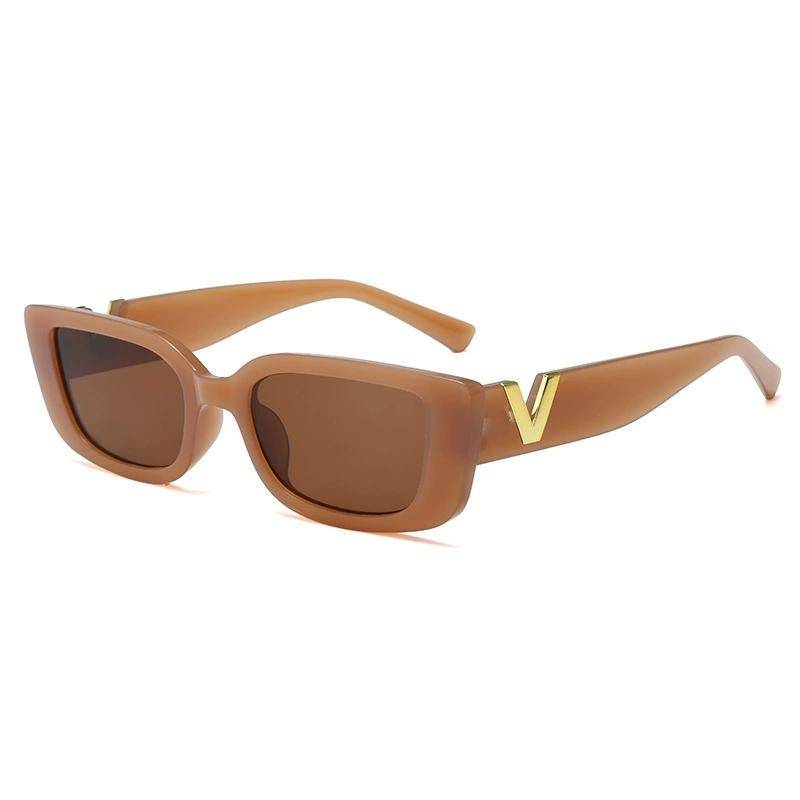 Modische Sonnenbrille mit quadratischem Rahmen Brille Damen Mädchen Nicht polarisiert Modeaccessoire von Joom DACH