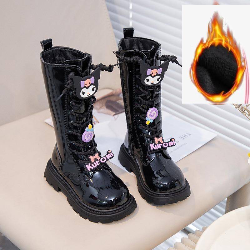 Modische Winterstiefel aus Plüsch für Mädchen mit hohem Schaft 33 von Joom DACH