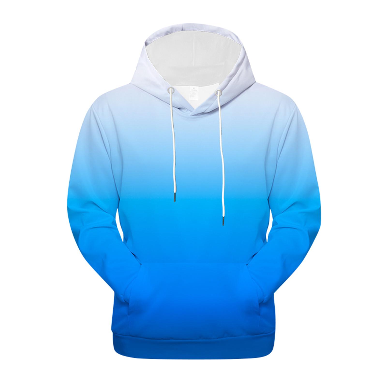 Modischer, lockerer, langärmliger Kapuzenpullover für Herren und Damen XXL von Joom DACH