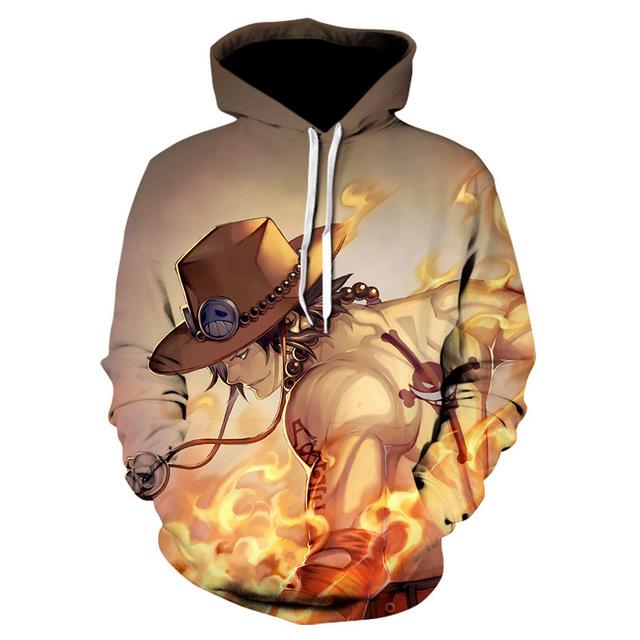 Modischer, trendiger ONE PIECE 3D-Kapuzenpullover mit Kapuze, Herren-Sweatshirt, Damen-Oberteil, 3D-Druck, ONE PIECE-Kinder-Freizeitpullover XXXXXL von Joom DACH