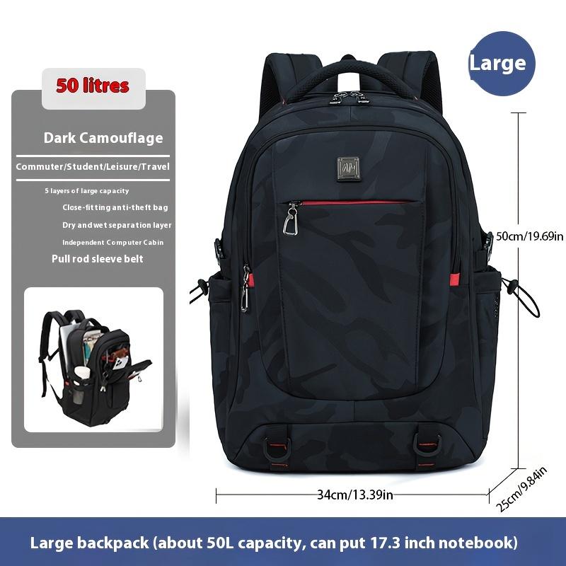 Modischer Freizeitrucksack mit verbessertem unabhängigem Computerfach und Rückenschutz zur Gewichtsreduzierung camouflage von Joom DACH