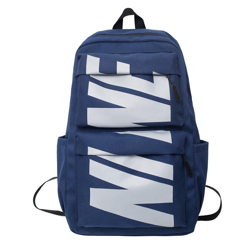 Modischer Freizeitrucksack: Reisetasche und Schultasche mit großem Fassungsvermögen für Frauen und Studierende blau Modischer Freizeitrucksack: Reisetasche und Schultasche mit großem Fassungsvermögen für Frauen und Studierende blau von Joom DACH