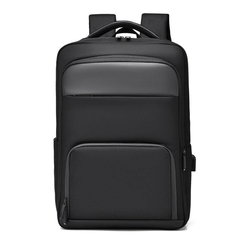 Modischer Herren-High-End-Rucksack für Reisen Damenrucksack Trendige Schulter Wasserdichte Computertasche Pendeln Große Kapazität Schultasche schwarz von Joom DACH