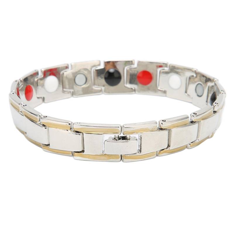 Modisches Magnetarmband aus Titanstahl, exquisites, elegantes Magnettherapie-Armband für Herren von Joom DACH