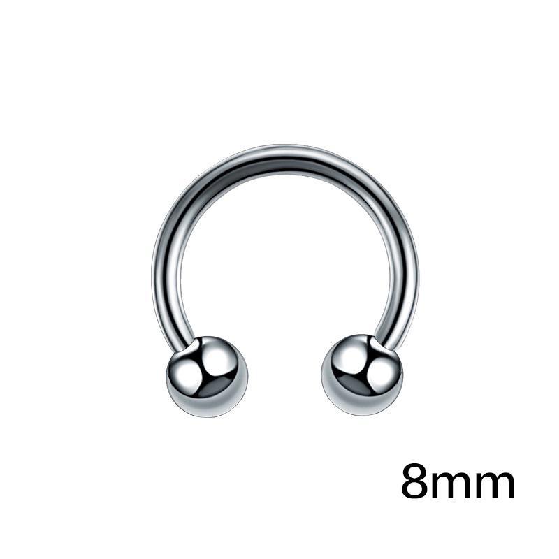 Modisches einfaches Ohrring-Set, bezaubernde Ohrringe für Männer und Frauen, gemeinsames Street-Punk-Nachtclub-vielseitiges Ohrring-Set E von Joom DACH