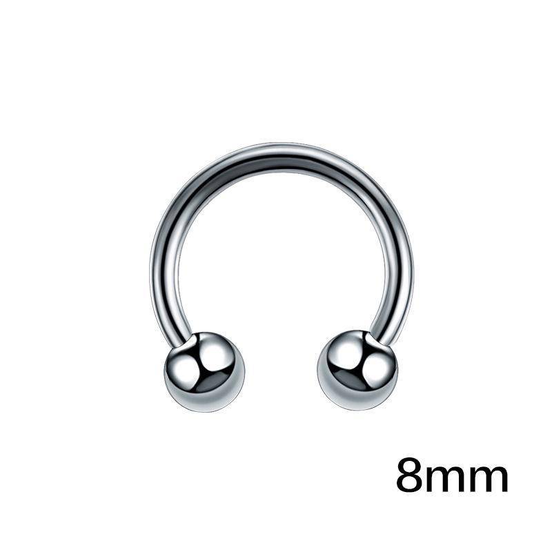 Modisches einfaches Ohrring-Set, bezaubernde Ohrringe für Männer und Frauen, gemeinsames Street-Punk-Nachtclub-vielseitiges Ohrring-Set E von Joom DACH