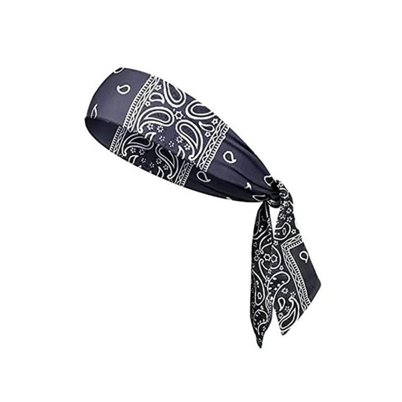 Moisture Wicking Tie Back Headbands Cotton Sweatband New Running Headbands  Men Women Color 7 von Joom DACH