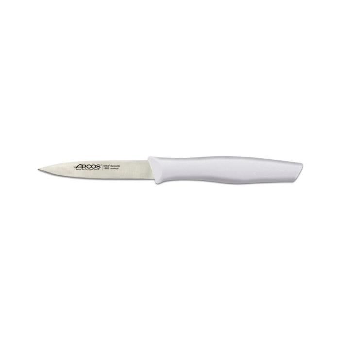 Mondador Messer Arcos Nova 188524 Edelstahl Nitrum und Griff Polypropylen, weiße Klinge 8,5 cm mit Klingenschutz und Mondador Messer Arcos Nova 188524 Edelstahl Nitrum und Griff Polypropylen, weiße Klinge 8,5 cm mit Klingenschutz und von Joom DACH