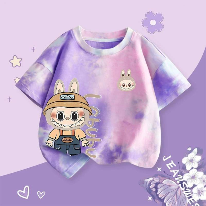 Monster Elf Cartoon Grafik Labubu Kinder Bedrucktes T-Shirt Sommer Herren und Damen Lässig Outdoor Mädchen Kurzarm T-Shirt Top 130 Monster Elf Cartoon Grafik Labubu Kinder Bedrucktes T-Shirt Sommer Herren und Damen Lässig Outdoor Mädchen Kurzarm T-Shirt Top 130 von Joom DACH