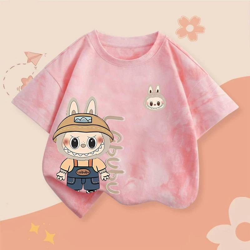 Monster Elf Cartoon Grafik Labubu Kinder Bedrucktes T-Shirt Sommer Herren und Damen Lässig Outdoor Mädchen Kurzarm T-Shirt Top 140 Monster Elf Cartoon Grafik Labubu Kinder Bedrucktes T-Shirt Sommer Herren und Damen Lässig Outdoor Mädchen Kurzarm T-Shirt Top 140 von Joom DACH