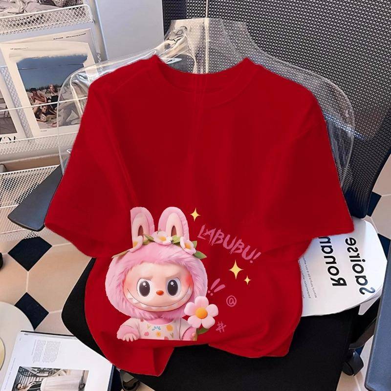 Monster Elfe Cartoon Grafik Labubu Kinder Bedrucktes T-Shirt Sommer Damen Lässig Outdoor Mädchen Kurzarm T-Shirt Top Kleidung 130 Monster Elfe Cartoon Grafik Labubu Kinder Bedrucktes T-Shirt Sommer Damen Lässig Outdoor Mädchen Kurzarm T-Shirt Top Kleidung 130 von Joom DACH