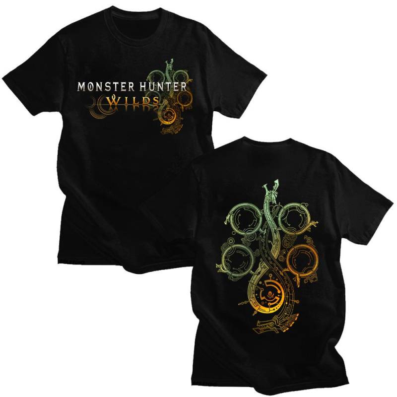 Monster Hunter Wilds Symbol T-Shirts Heißes Spiel Neue Herren Baumwoll-Tops Unisex Rundhals Kurzarm Mode Ästhetik Y2K T-Shirt M schwarz Monster Hunter Wilds Symbol T-Shirts Heißes Spiel Neue Herren Baumwoll-Tops Unisex Rundhals Kurzarm Mode Ästhetik Y2K T-Shirt M schwarz von Joom DACH