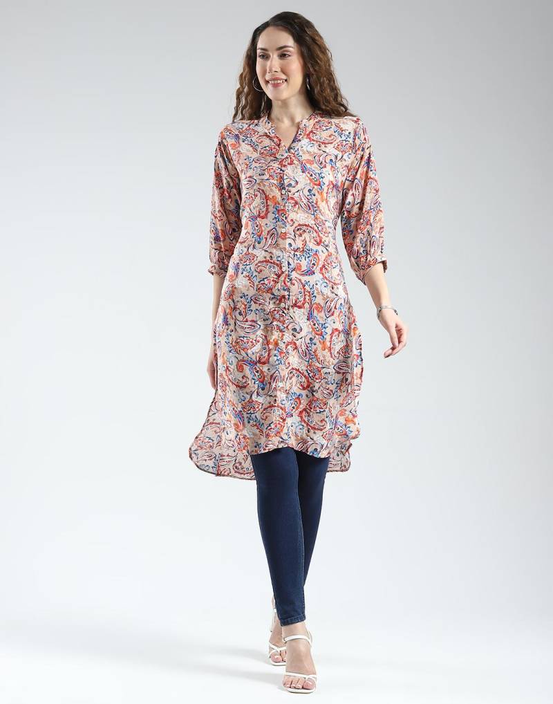 Monte Carlo Damen Regular Fit Sommer-Tunika XL kamel braun von Joom DACH