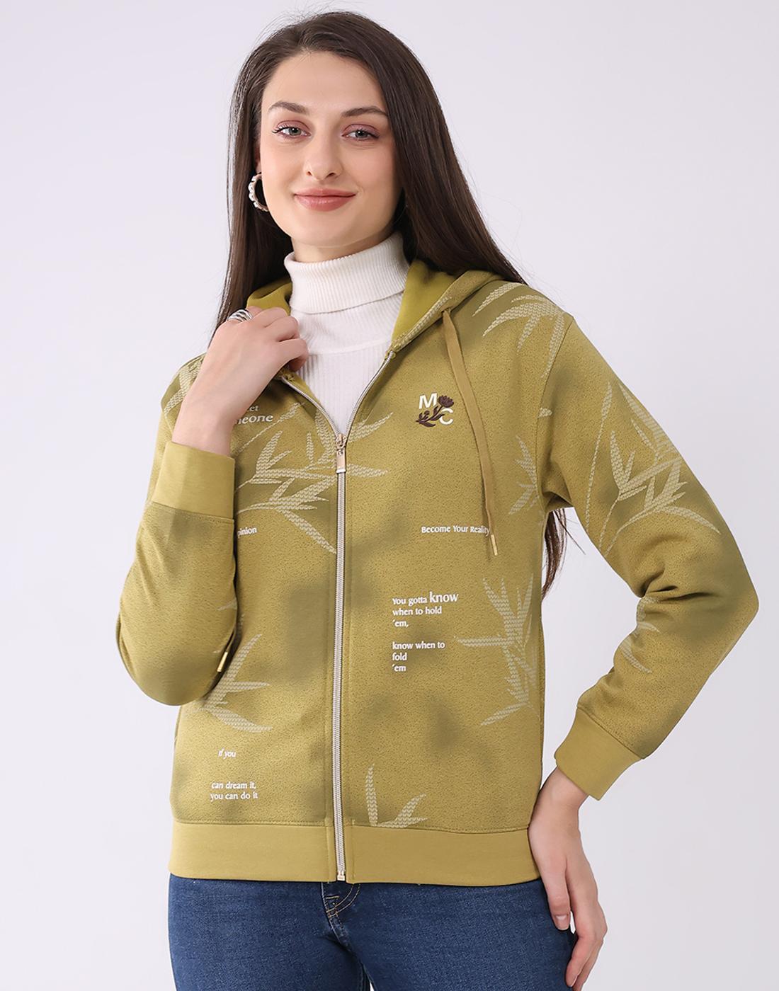 Monte Carlo Damen Regular Fit Sweatshirt M grün von Joom DACH