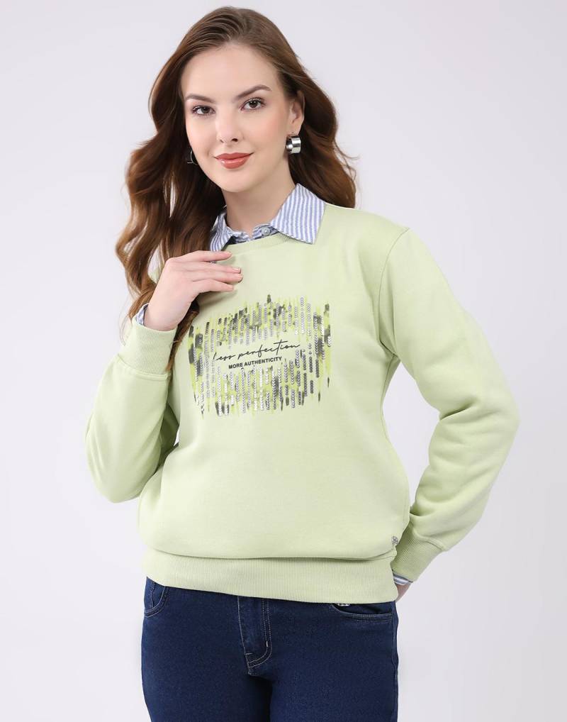 Monte Carlo Damen Regular Fit Sweatshirt 3Xl hellgrüne von Joom DACH
