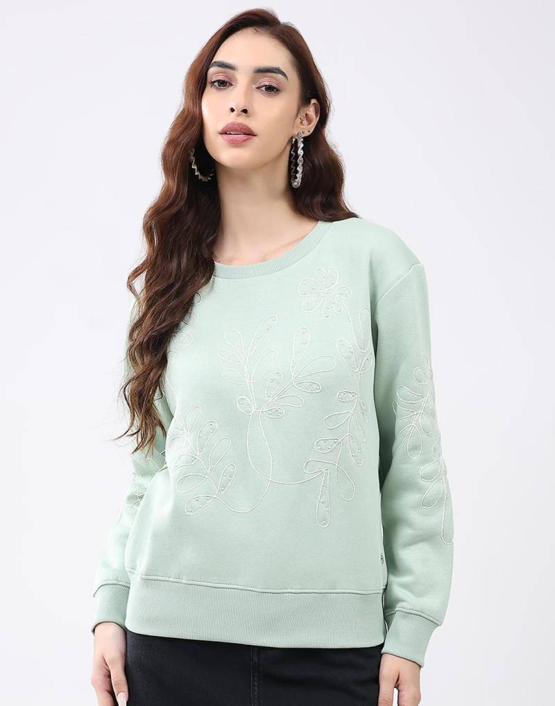 Monte Carlo Damen Regular Fit Sweatshirt S hellgrüne von Joom DACH