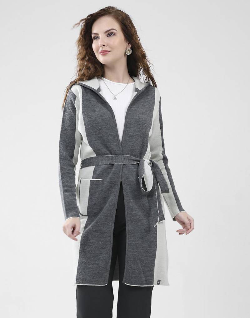 Monte Carlo Damen Strickjacke Regular Fit XXL grau von Joom DACH