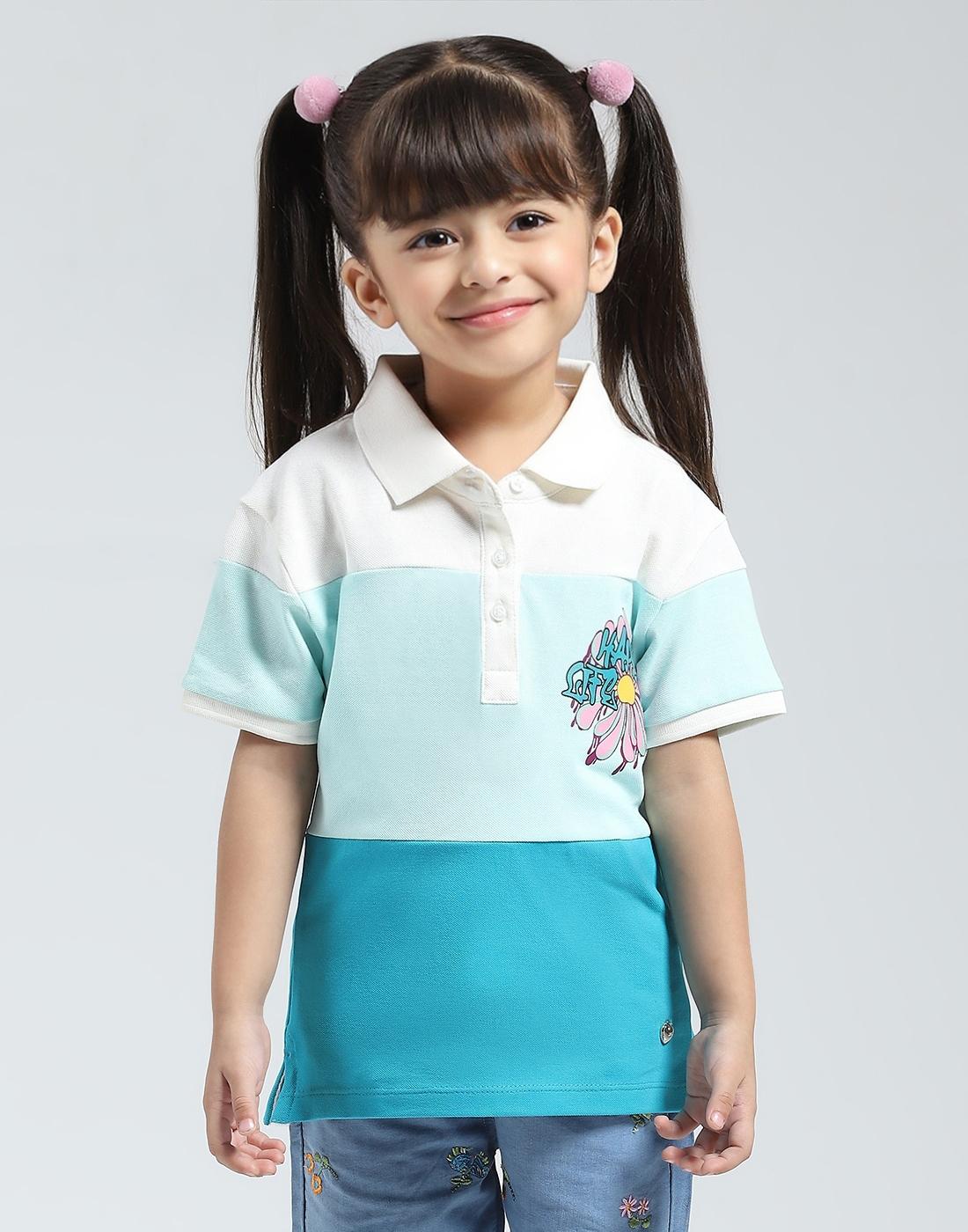 Monte Carlo Girls Regular Fit Sommer-T-Shirt 9- 10 Years kobaltblau von Joom DACH