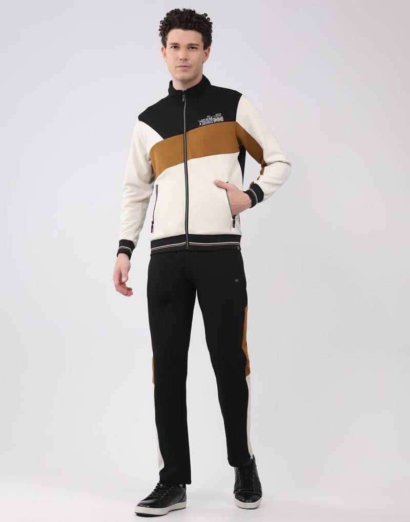 Monte Carlo Herren Regular Fit Trainingsanzug L schwarz von Joom DACH