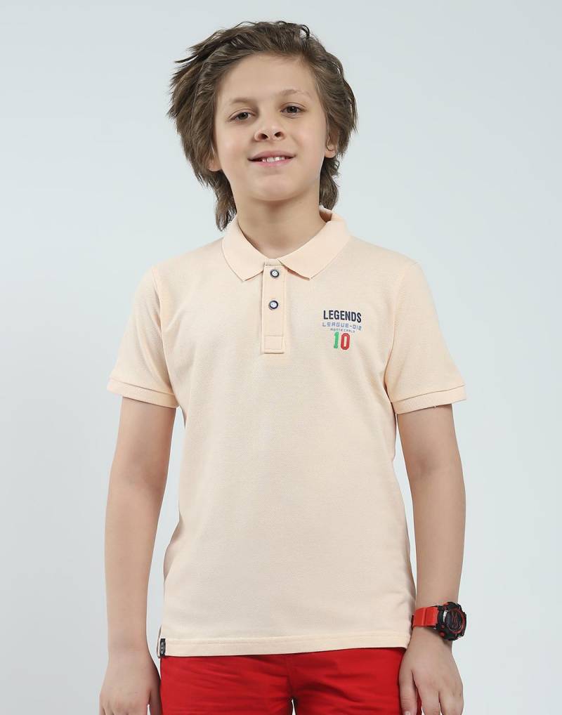 Monte Carlo Herren Regular Fit Uni Kurzarm Polo-Shirt 11-12 Years pfirsich von Joom DACH