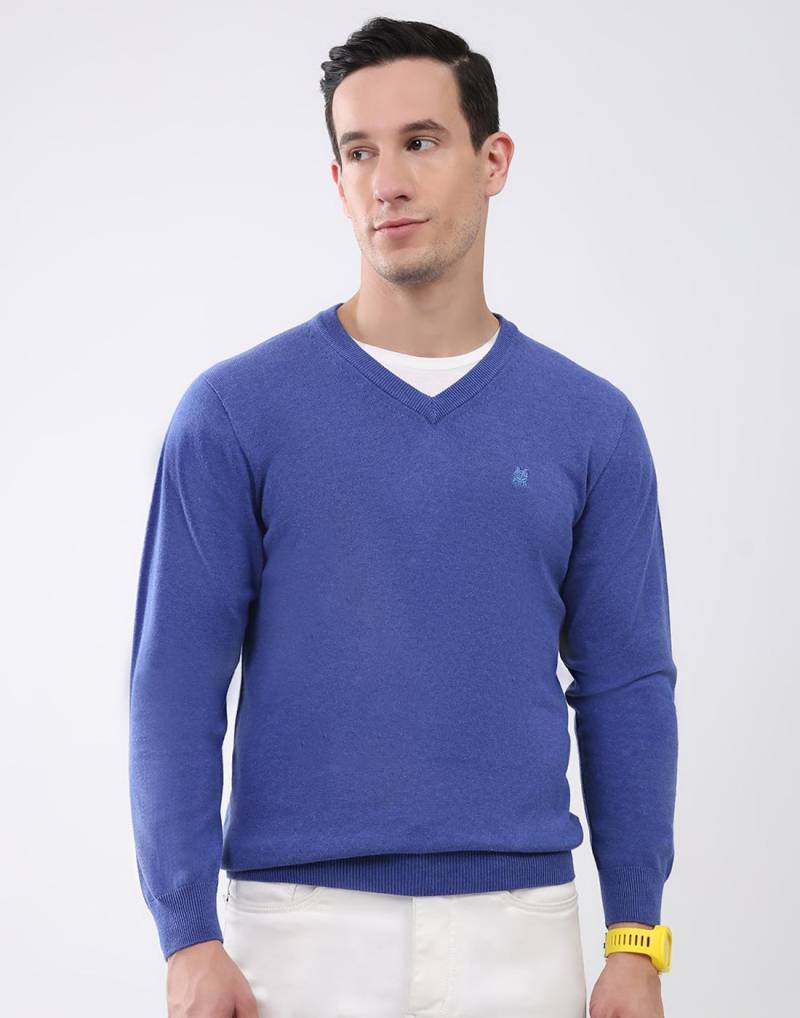 Monte Carlo Herren Smart Fit Pullover 2XL blau von Joom DACH