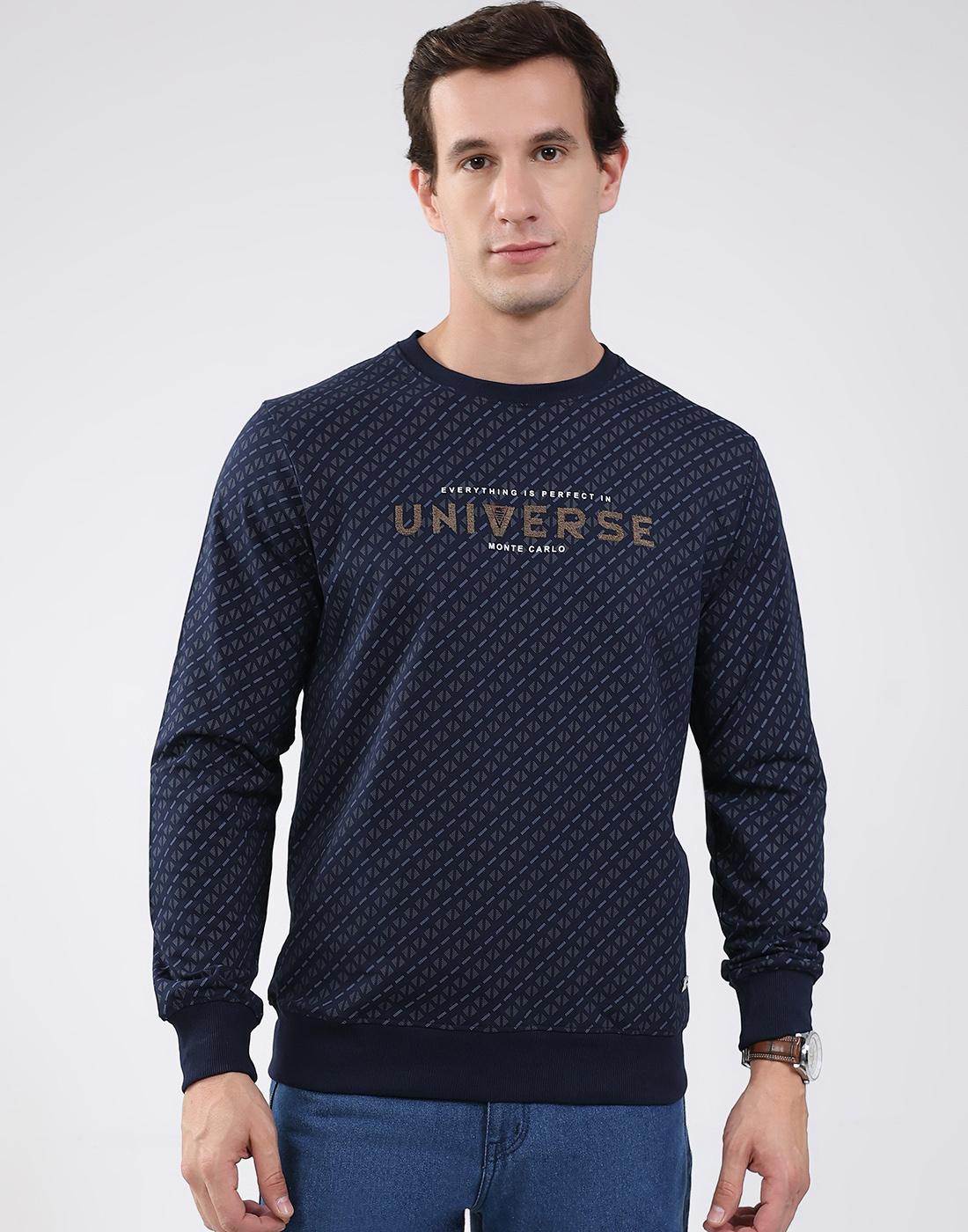 Monte Carlo Herren T-Shirt Regular Fit 2XL navy blau von Joom DACH