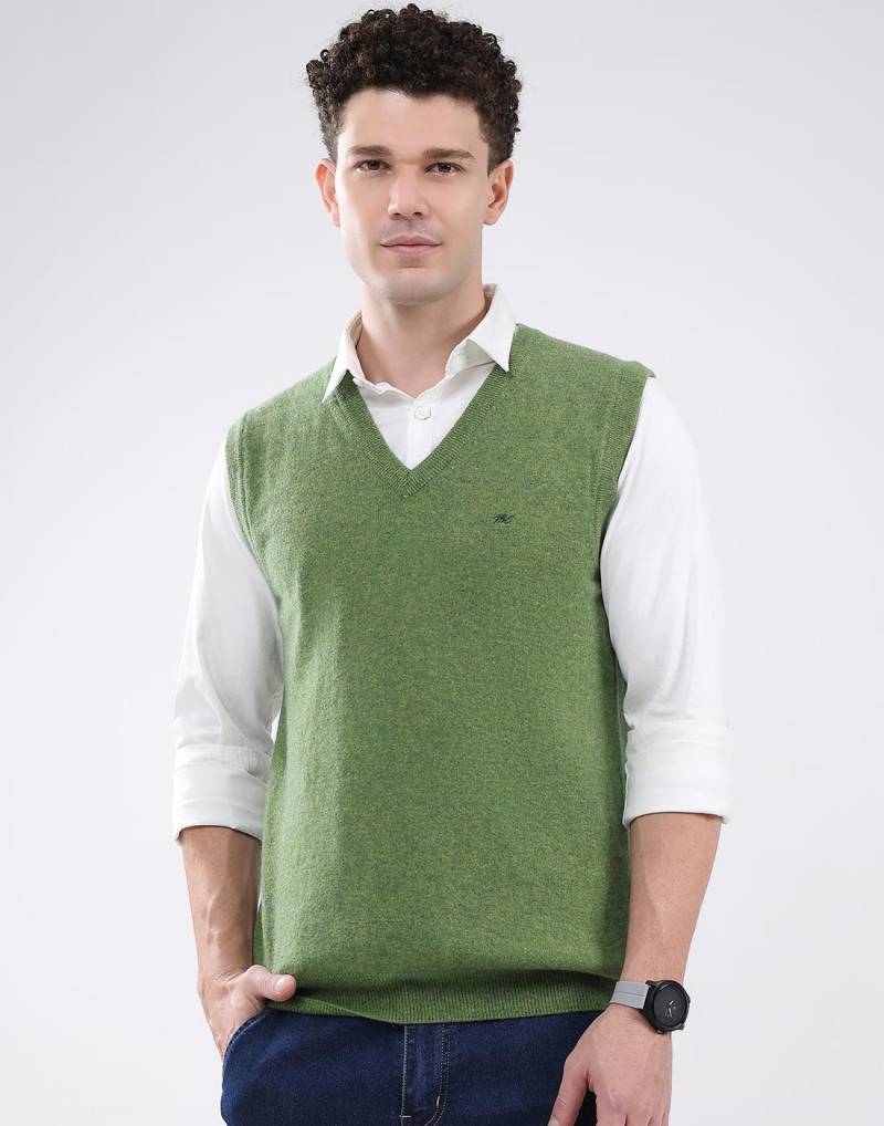 Monte Carlo Herren V-Ausschnitt Ärmelloser Pullover 2XL grün von Joom DACH