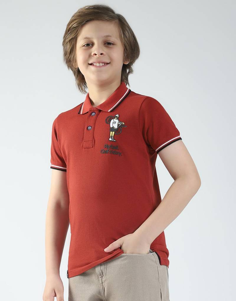 Monte Carlo Jungen Regular Fit Bedrucktes Polo Kurzarm T-Shirt 11-12 Years himbeere von Joom DACH