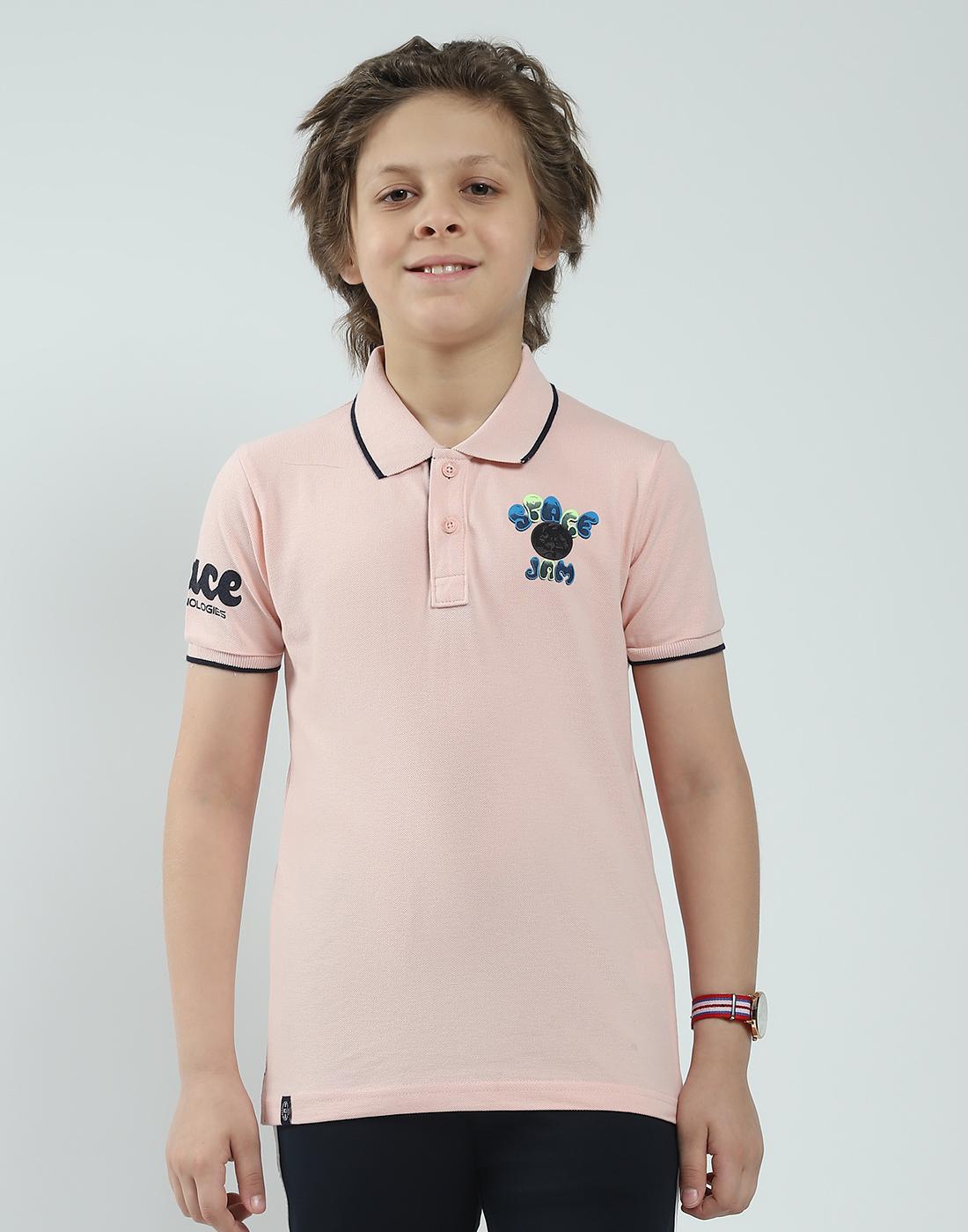 Monte Carlo Jungen Regular Fit Bedrucktes Polo Kurzarm T-Shirt 11-12 Years pfirsich von Joom DACH