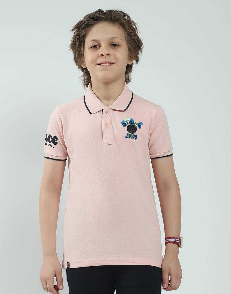 Monte Carlo Jungen Regular Fit Bedrucktes Polo Kurzarm T-Shirt 11-12 Years pfirsich von Joom DACH