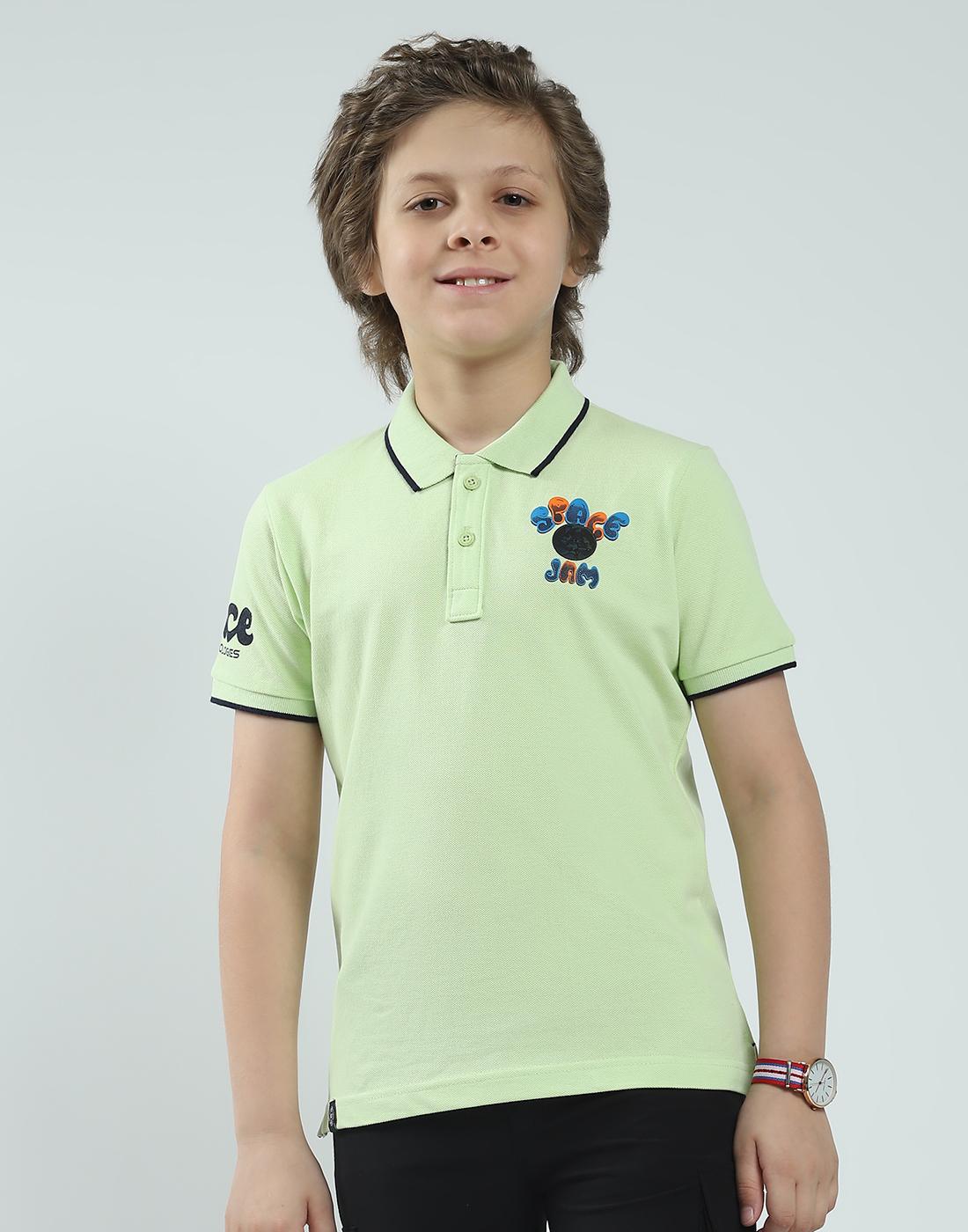 Monte Carlo Jungen Regular Fit Bedrucktes Polo Kurzarm T-Shirt 9-10 Years grün von Joom DACH