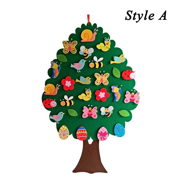 Montessori Filz Tier Puzzle Spielzeug Weihnachten Baum Meer Tier Baby DIY Material Paste Handgemachte Spiel Pädagogisches Spielzeug Für Kinder 1PCS von Joom DACH