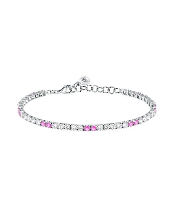 Morellato Tesori Armband Mit Weißen Und Rosafarbenen Steinen SAIW227 Für Damen von Joom DACH