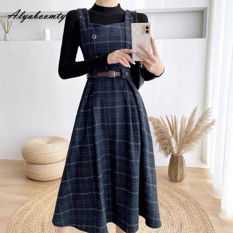 Mori Mädchen Herbst Winter Frauen Woolen Sommerkleid Khaki Blau Grün Woolen Tank Kleid Wolle Englant Ärmelloses Dickes Warmes Kleid M navy blau Mori Mädchen Herbst Winter Frauen Woolen Sommerkleid Khaki Blau Grün Woolen Tank Kleid Wolle Englant Ärmelloses Dickes Warmes Kleid M navy blau von Joom DACH