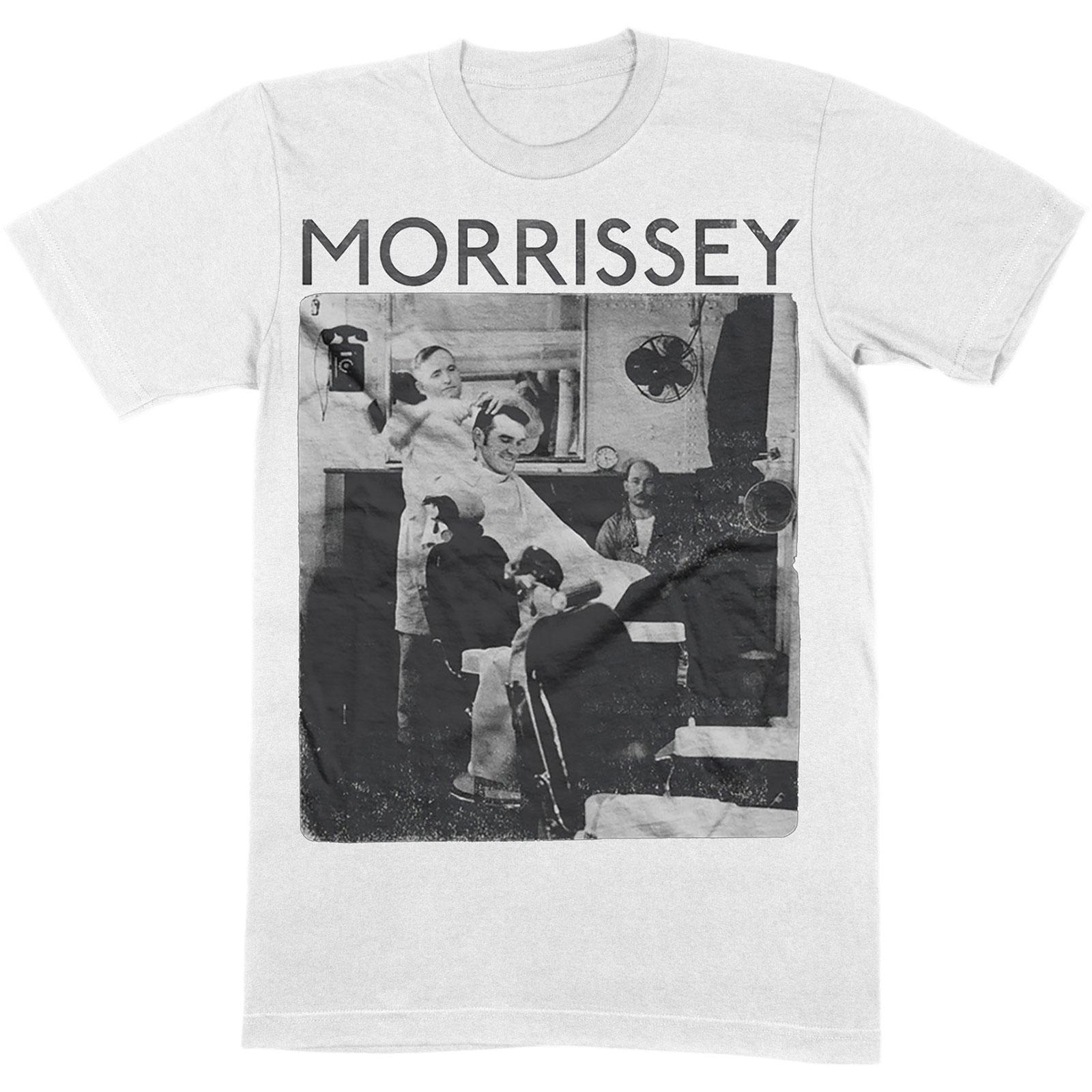 Morrissey Unisex-Erwachsene Barber Shop Baumwoll-T-Shirt XL weiß von Joom DACH