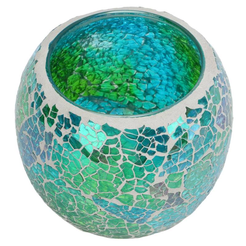 Mosaik Teelichthalter Europäisches Mosaikdesign Langlebiges Glas Exquisiter Glanz Glas Kerzenhalter Mosaik Teelichthalter Europäisches Mosaikdesign Langlebiges Glas Exquisiter Glanz Glas Kerzenhalter von Joom DACH