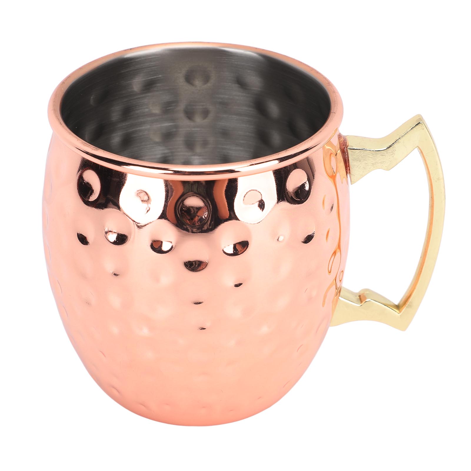 Moscow Mule Becher Edelstahl Hammerpunkt Becher Leicht zu Reinigen Espressobecher für Cocktails Wasser L von Joom DACH