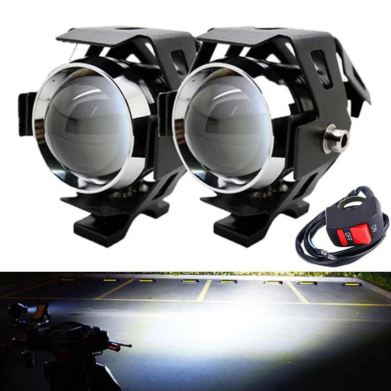 Moto rcycle Scheinwerfer Vorne Foglight U5 12V LED Objektiv Scheinwerfer projektor licht moto FÜR Benelli TRK502 X TRK 502X 2021 TRK 502 U5-2PCS von Joom DACH